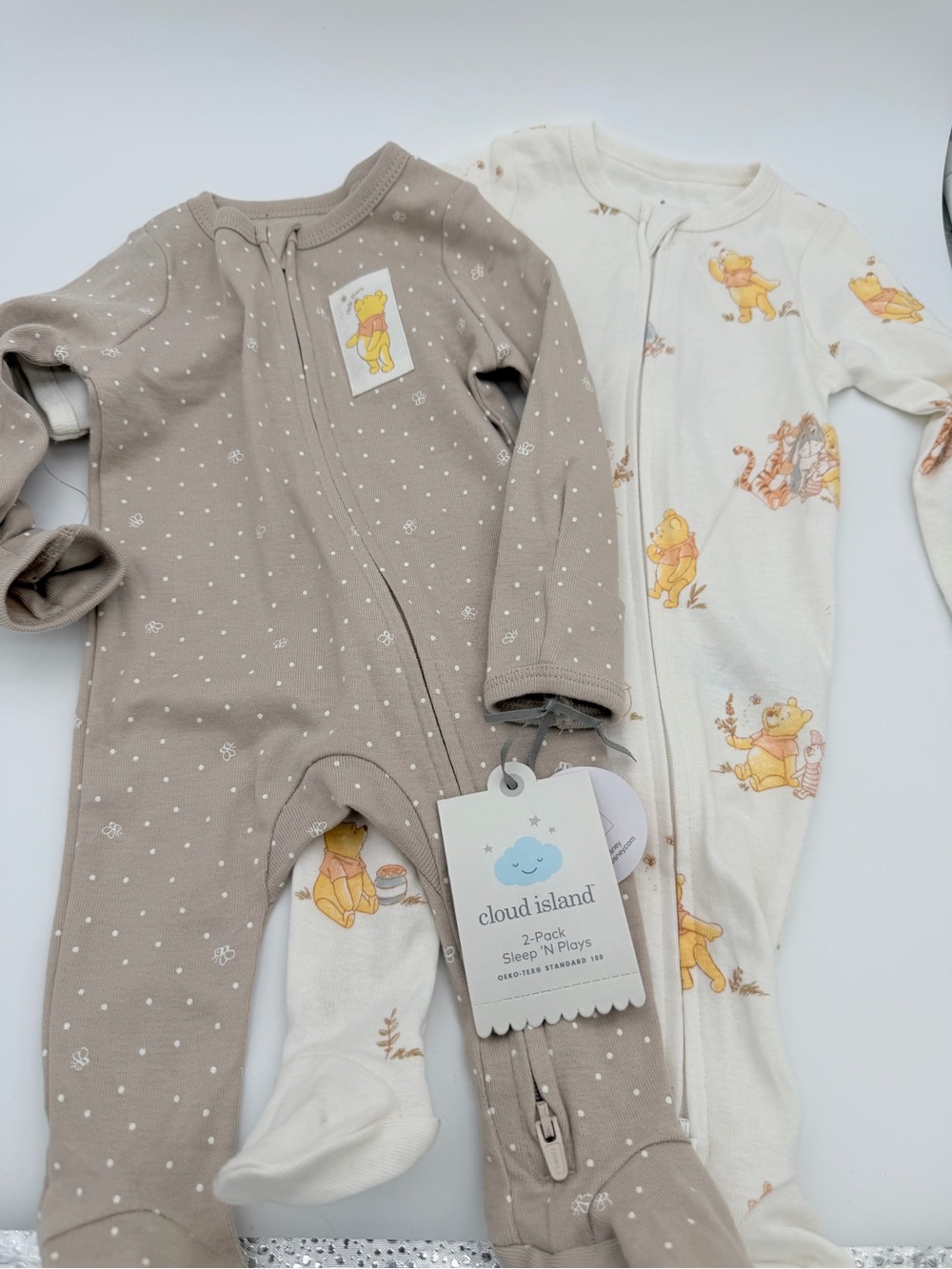 Disney Baby Winnie the Pooh Cloud Island 2-Pack Sleep ’N Plays – Newborn